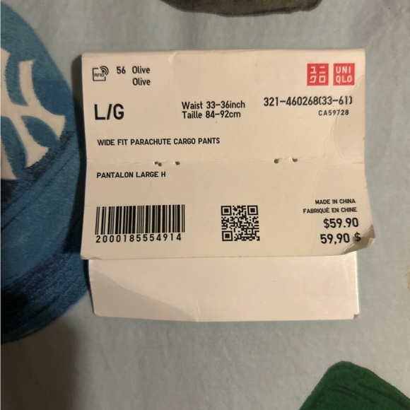 Wide Fit Parachute Cargo Pants - Picture 2 of 6